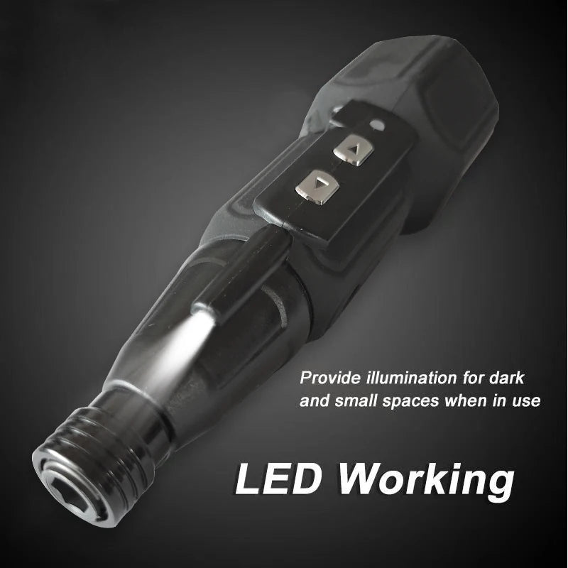 🌀 Maizhe 3.6V Cordless Electric & Manual Screwdriver – Rechargeable Mini Power Tool with LED Light, USB Charging, for DIY & Home Repairs