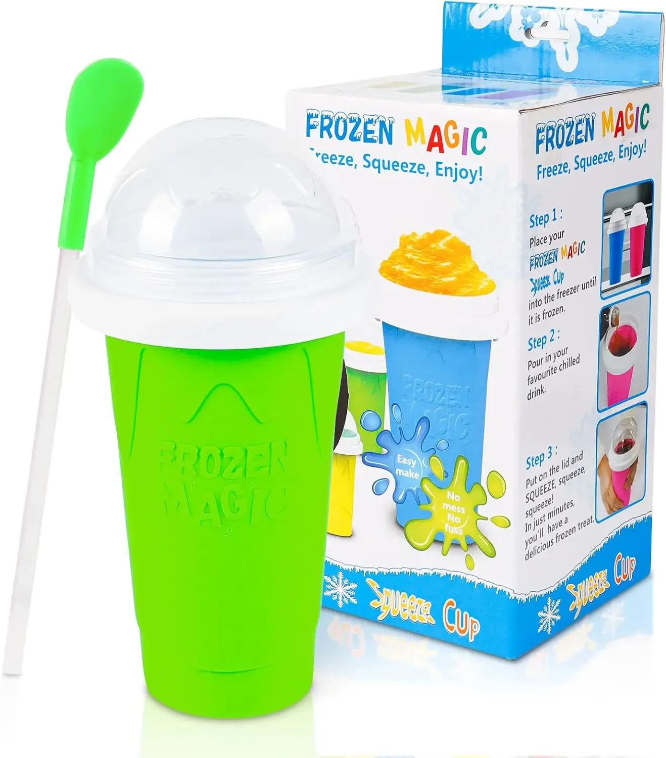 🍧 Magic Slushie Maker Cup – Turn Any Drink into a Frozen Treat in Minutes! ❄️