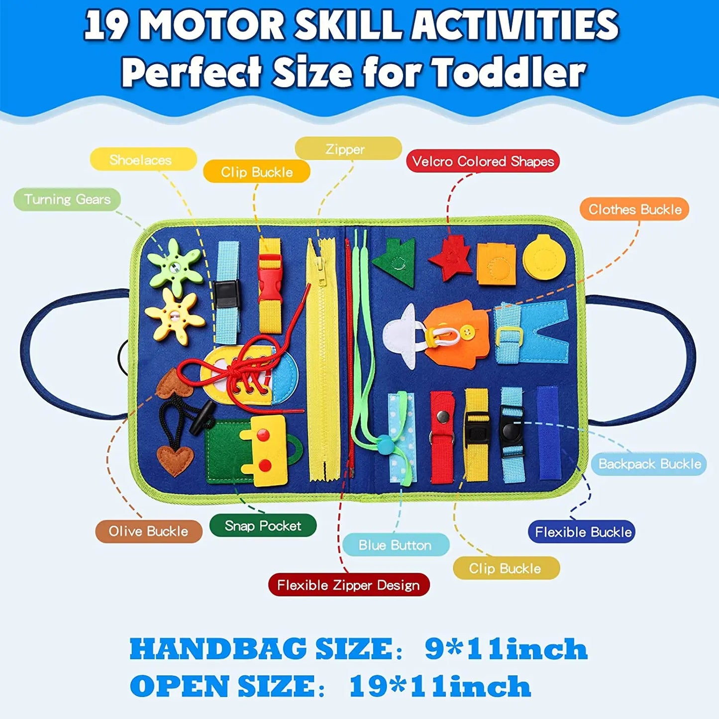 🧩 Montessori Busy Board