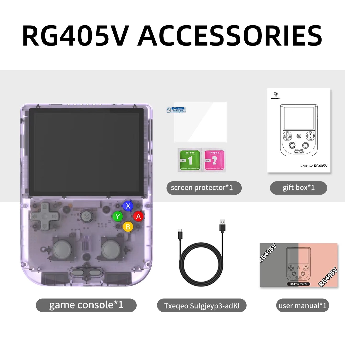 📱 RG405V Android 12 Handheld Console – 4” Touchscreen, 5500mAh, Retro & Modern Games