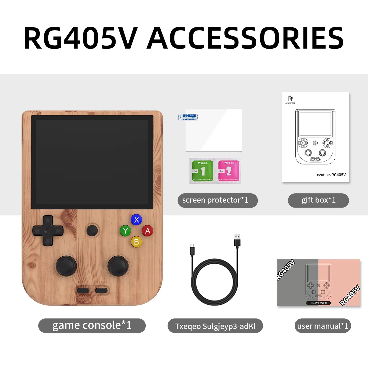 📱 RG405V Android 12 Handheld Console – 4” Touchscreen, 5500mAh, Retro & Modern Games