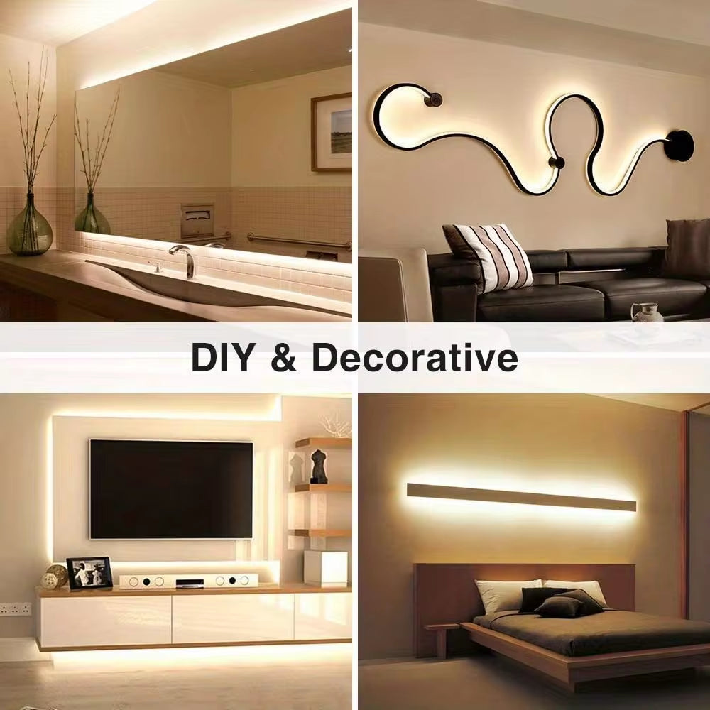 π‘ Touch Sensor Neon LED Strip Light 5V USB β Dimmable, Waterproof & Flexible LED Rope for Room, Gaming & Outdoor Decoration
