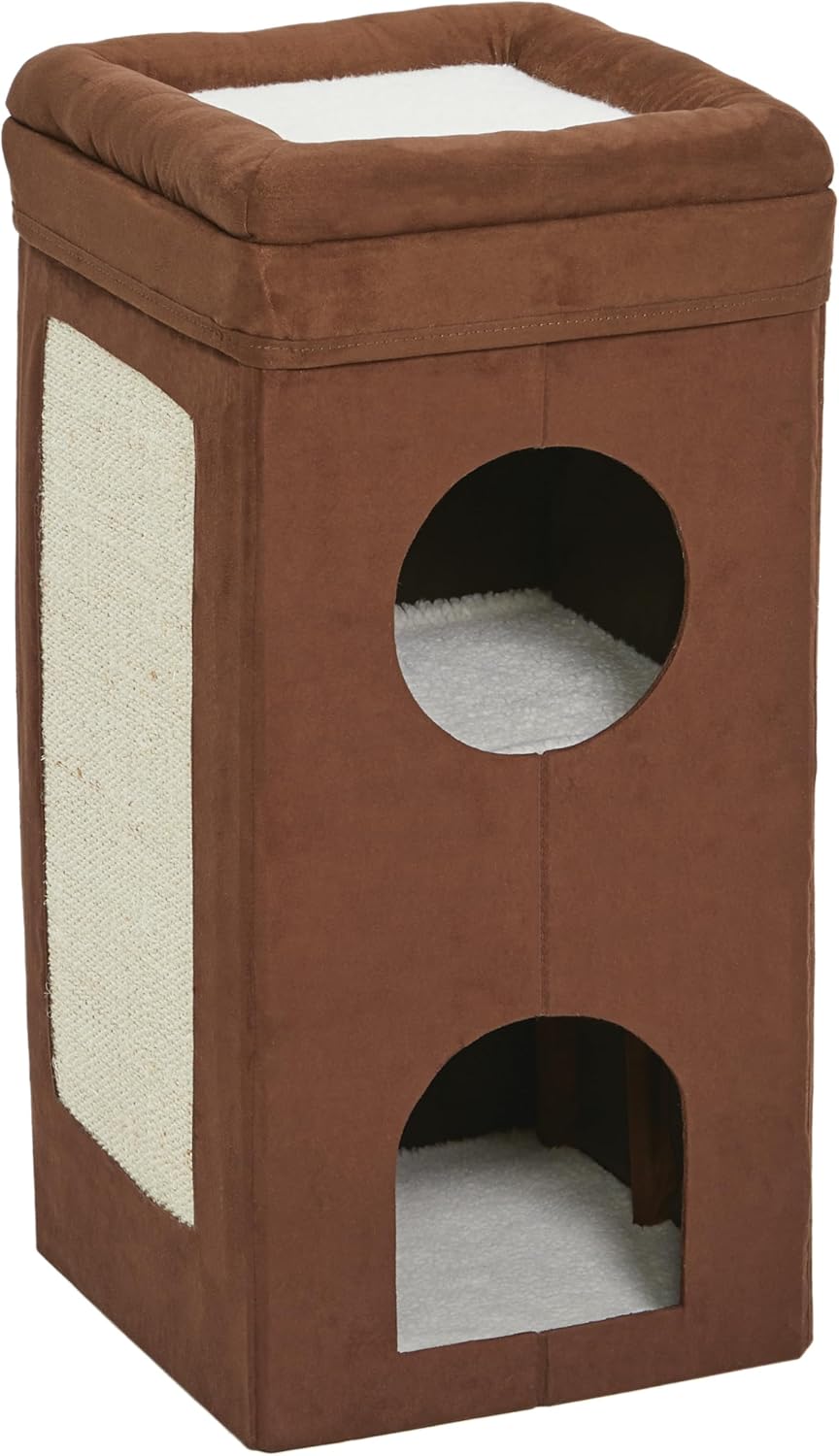 🐾 Option 1: Feline Nuvo Curious Cat Cube / Vertical Cat Condo