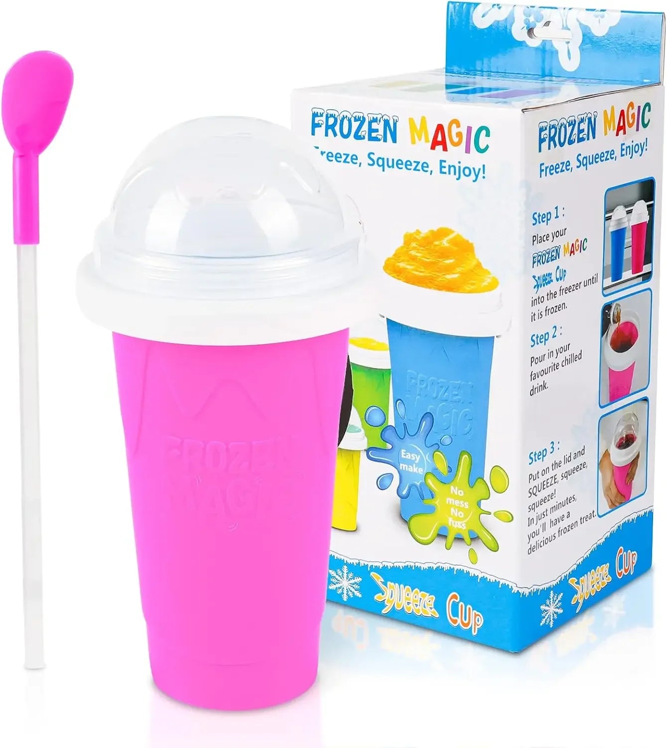 🍧 Magic Slushie Maker Cup – Turn Any Drink into a Frozen Treat in Minutes! ❄️