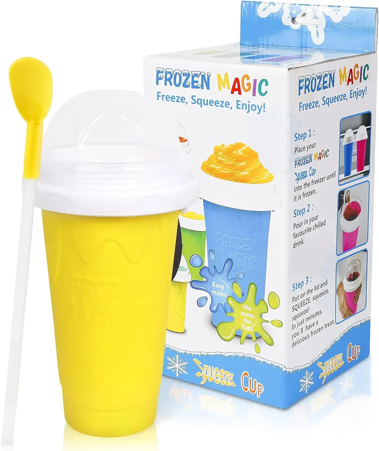 🍧 Magic Slushie Maker Cup – Turn Any Drink into a Frozen Treat in Minutes! ❄️