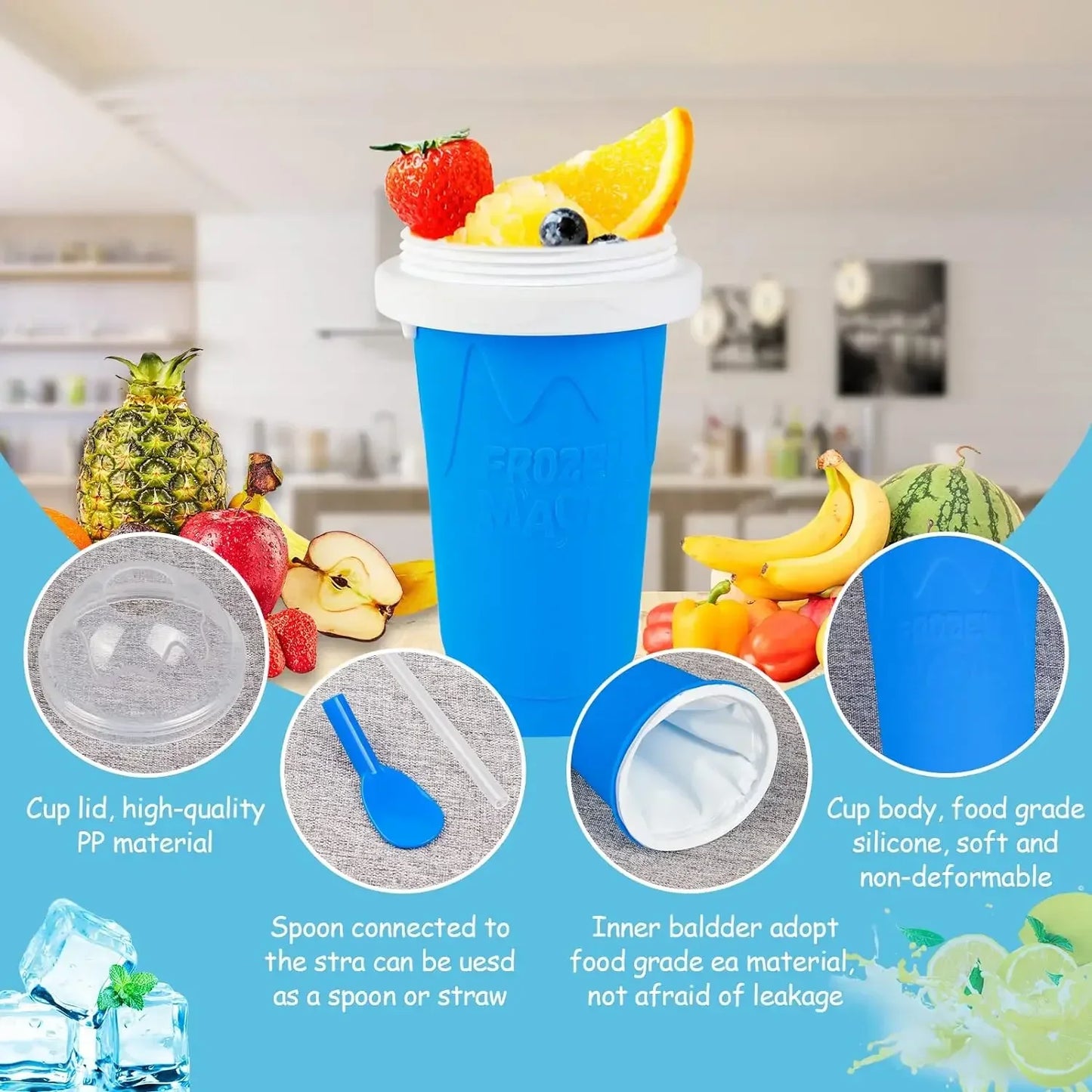 🍧 Magic Slushie Maker Cup – Turn Any Drink into a Frozen Treat in Minutes! ❄️