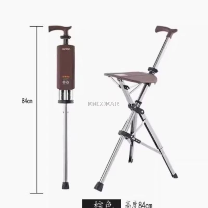 πΆββοΈ Premium Foldable Walking Cane with Built-In Seat β Lightweight, Adjustable & Heavy-Duty for Seniors