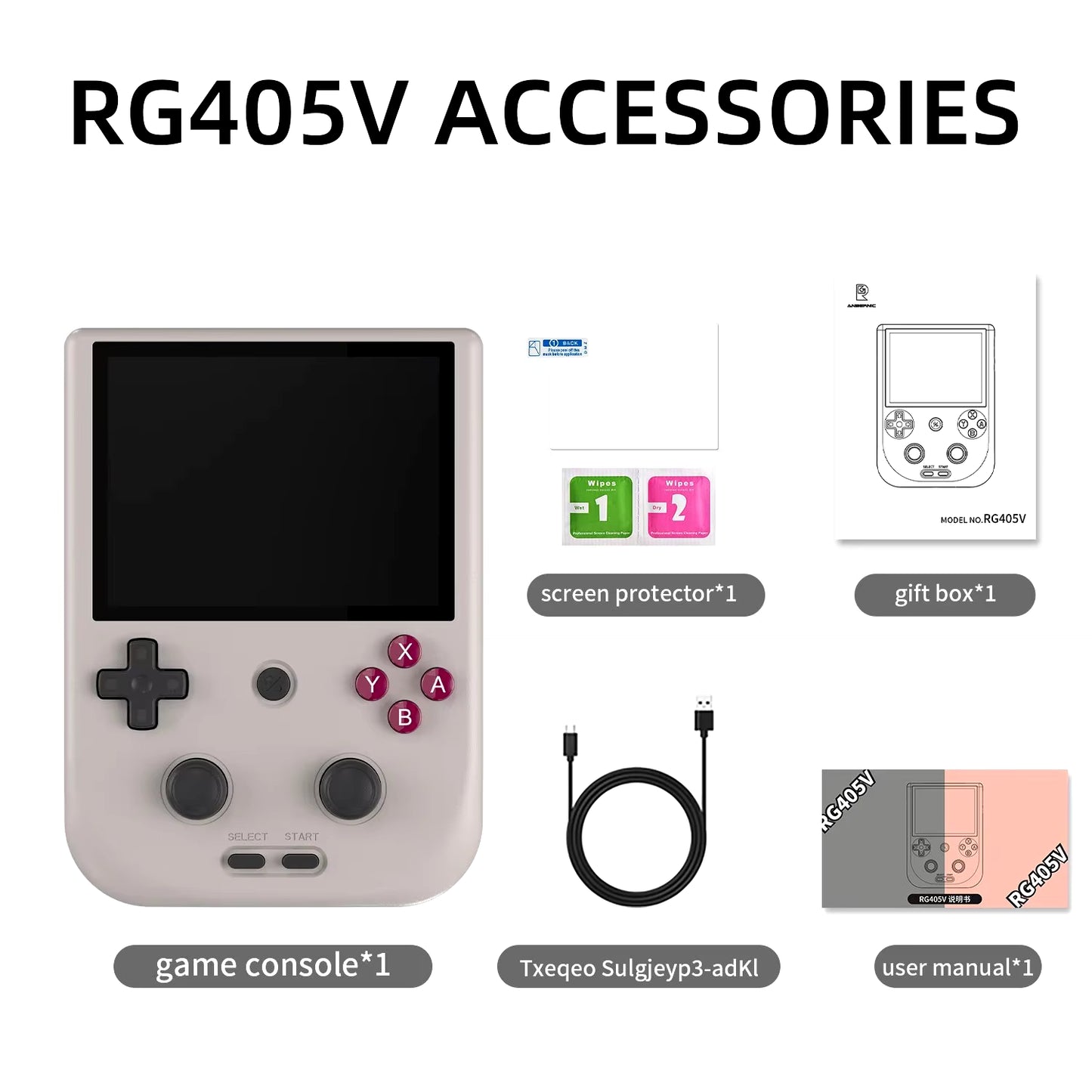 📱 RG405V Android 12 Handheld Console – 4” Touchscreen, 5500mAh, Retro & Modern Games