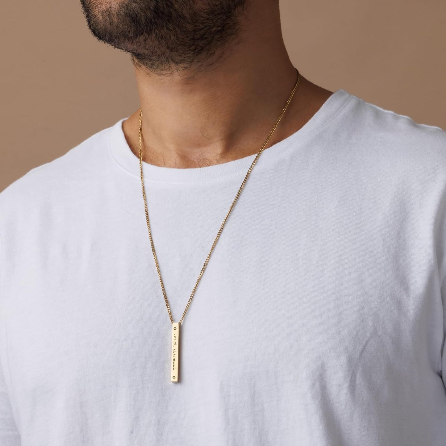 Star of David Necklace for Women | Israel Necklace | Mezuzah Necklace with Magen David Pendant | Available in 14K Gold-Filled or Silver Stainless Steel | Jewish Jewelry, Includes a Gift Box