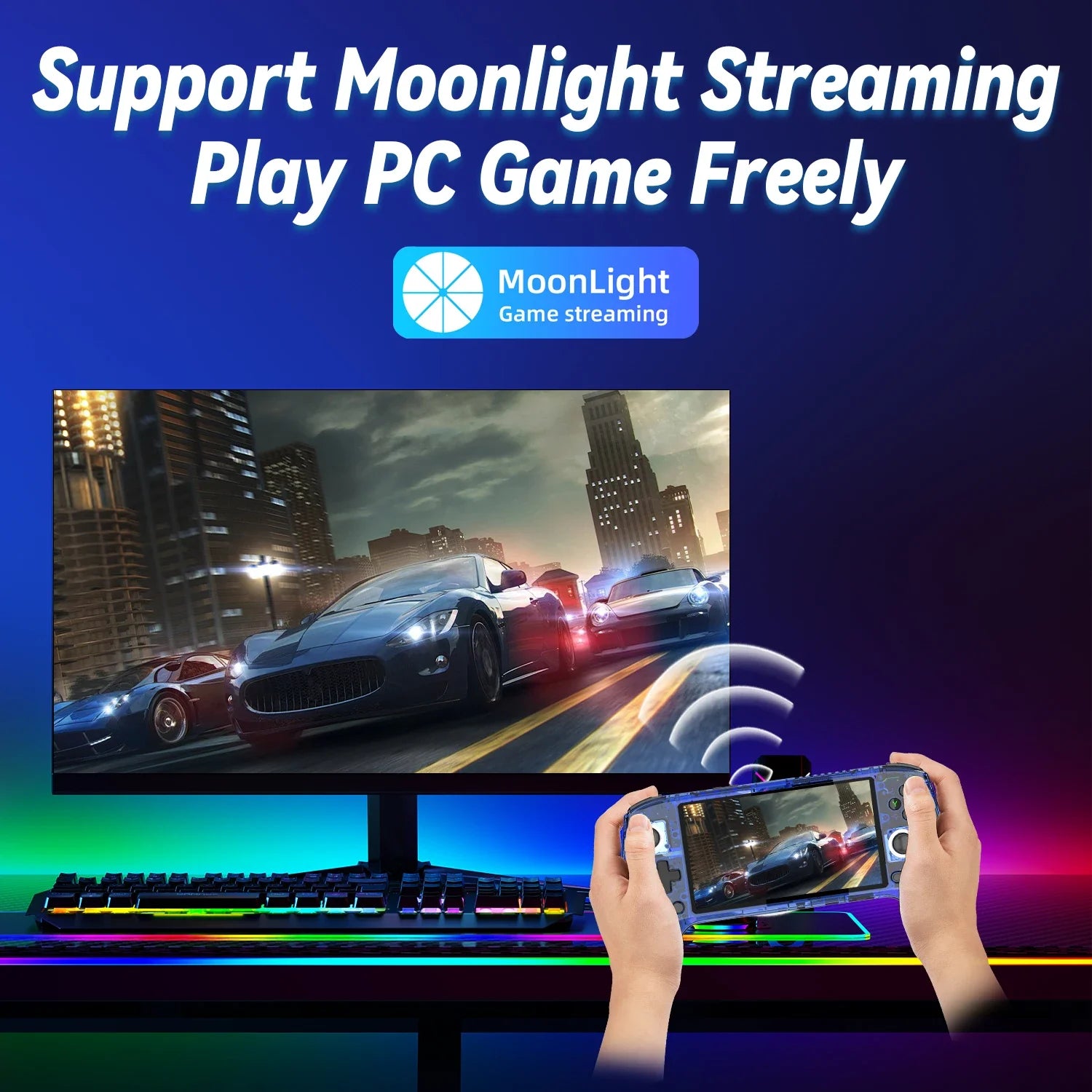 🎮 RG556 Ultimate Handheld Gaming Console. 5.48'' AMOLED Screen. Android System.
