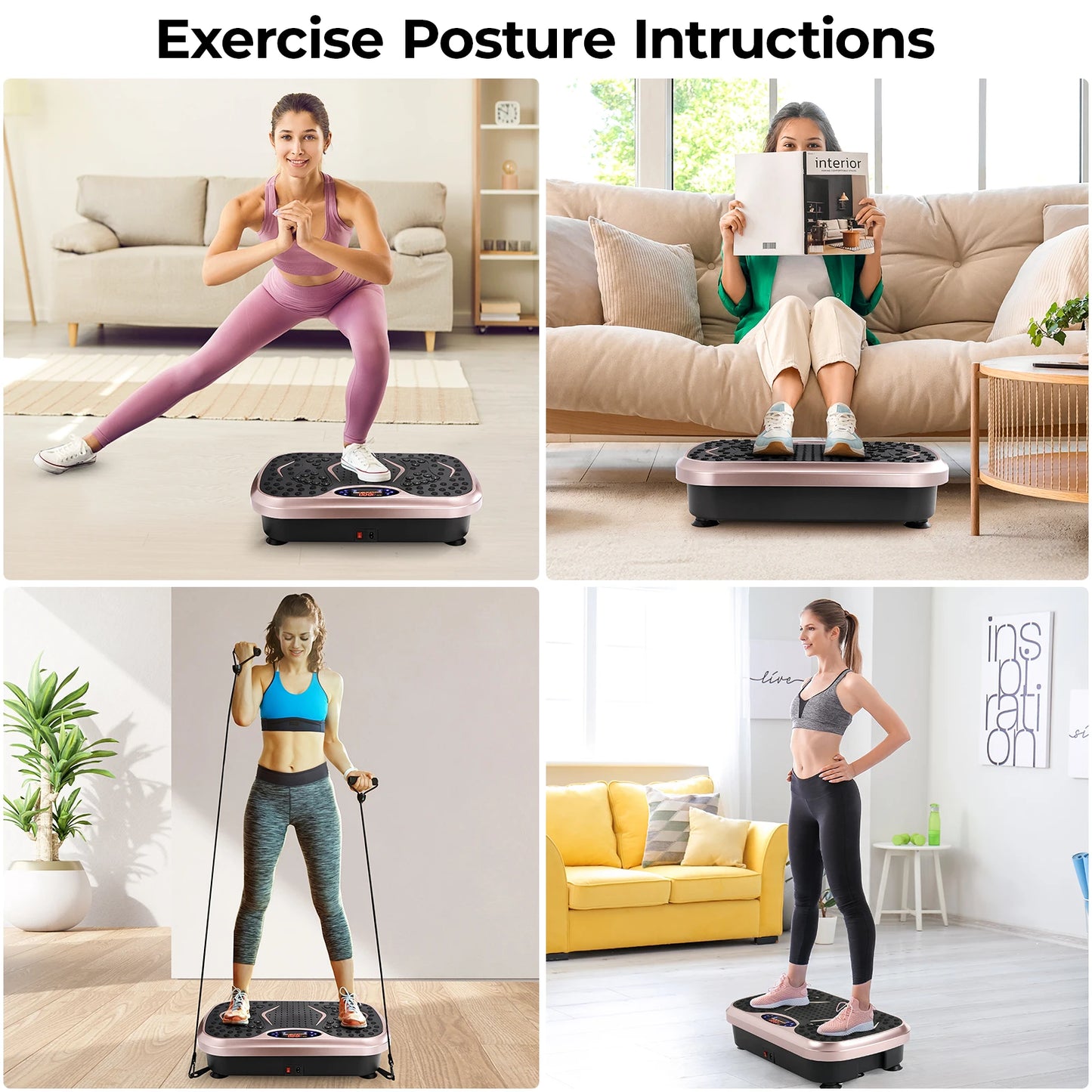🧘♀️ Vibration Plate Exercise Machine