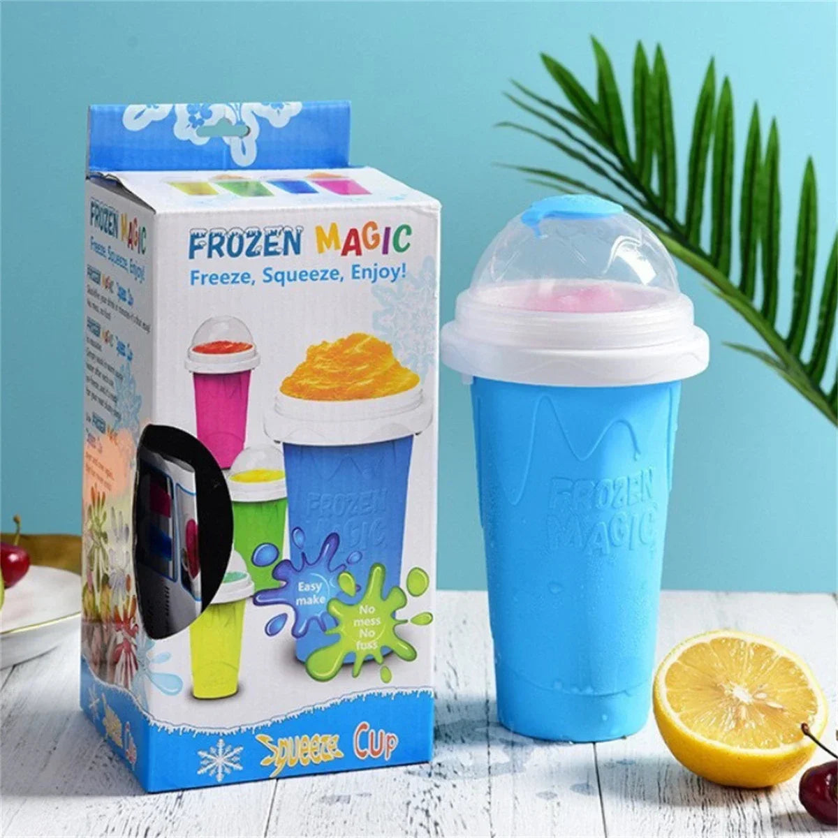 🍧 Magic Slushie Maker Cup – Turn Any Drink into a Frozen Treat in Minutes! ❄️