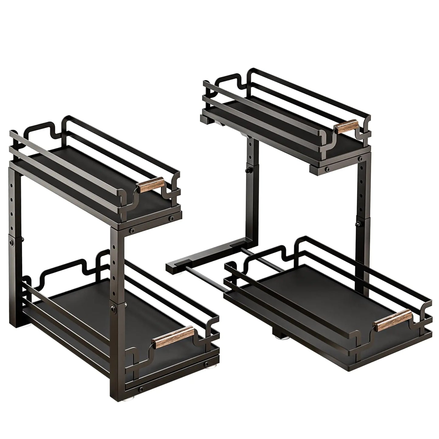 Premium 2-Tier Organizer — Heavy-Duty Sliding Storage (US 2-Day Shipping)