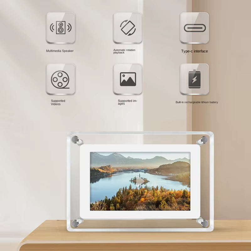 📸 5-Inch Digital Photo Frame – Bring Your Memories to Life!