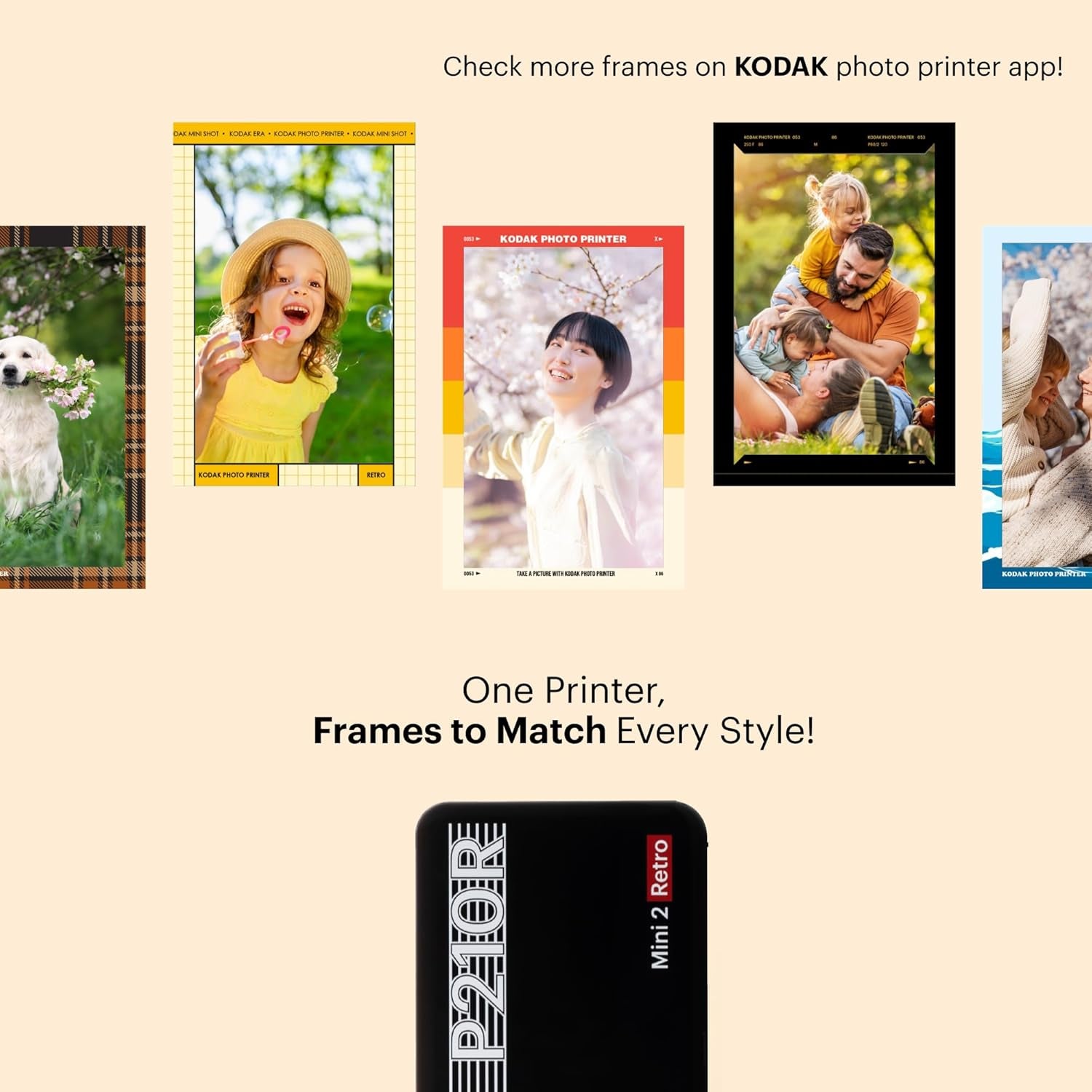 📱 Kodak Mini 2 Retro 4PASS Portable Photo Printer 