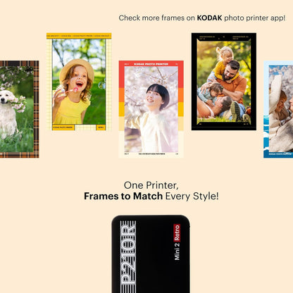 📱 Kodak Mini 2 Retro 4PASS Portable Photo Printer 