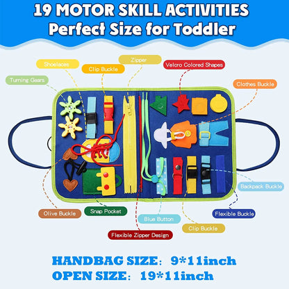 🧩 Montessori Busy Board