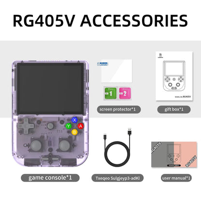 📱 RG405V Android 12 Handheld Console – 4” Touchscreen, 5500mAh, Retro & Modern Games