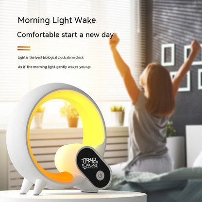 🌅 Creative Q Light – Sunrise Alarm Clock + Smart Atmosphere Lamp  / White Noise + Bluetooth Audio