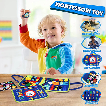 🧩 Montessori Busy Board