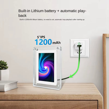 📸 5-Inch Digital Photo Frame – Bring Your Memories to Life!