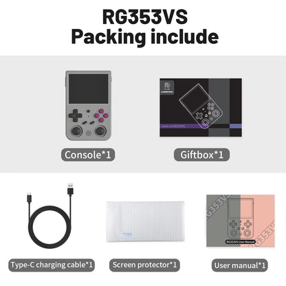 🕹️ Portable Retro Game Console RG353V – Android + Linux, HDMI, Wi-Fi, 3.5” IPS Display
