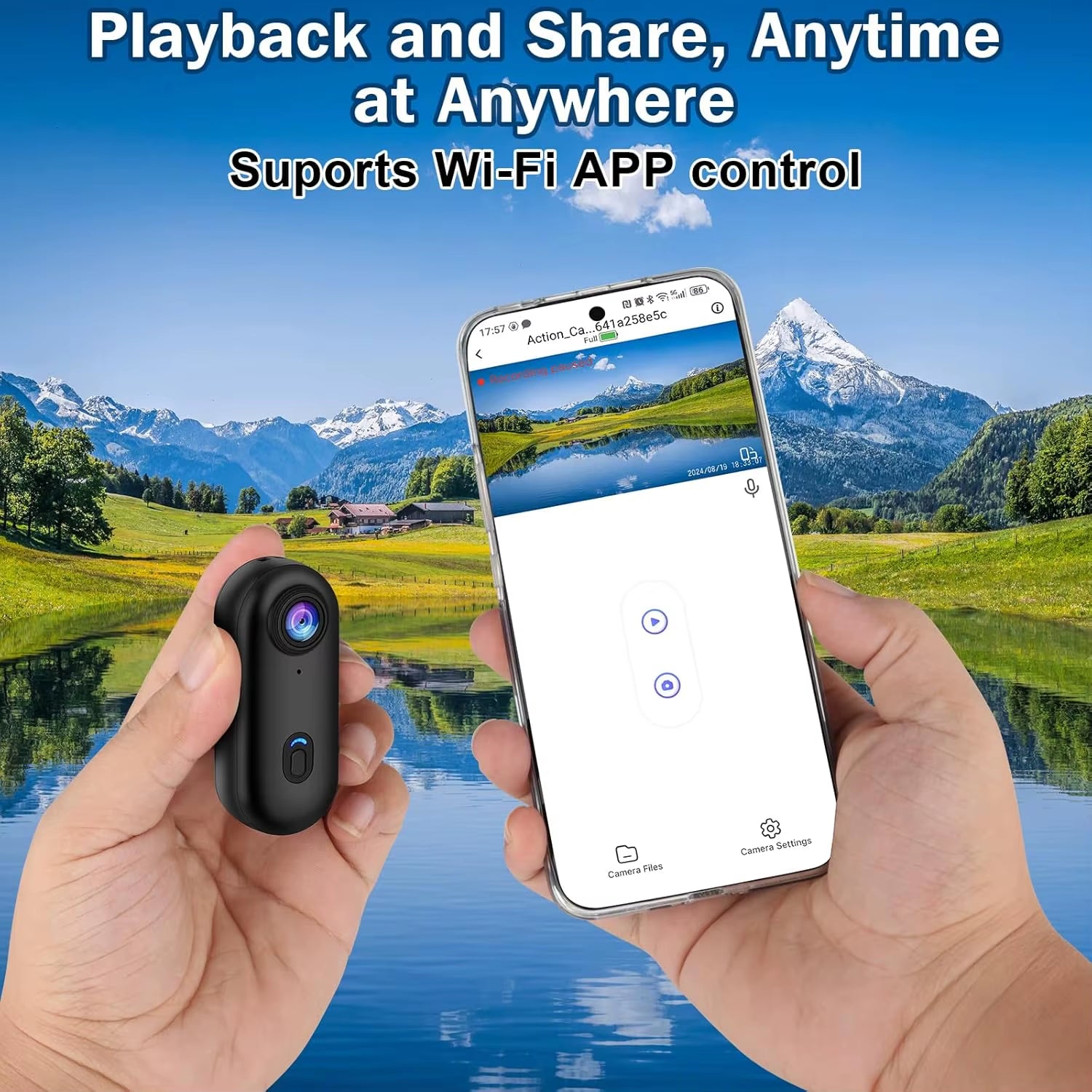 4K Mini Body & Action Camera