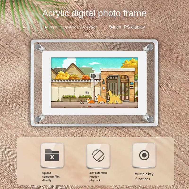📸 5-Inch Digital Photo Frame – Bring Your Memories to Life!