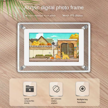 📸 5-Inch Digital Photo Frame – Bring Your Memories to Life!