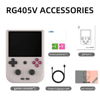📱 RG405V Android 12 Handheld Console – 4” Touchscreen, 5500mAh, Retro & Modern Games