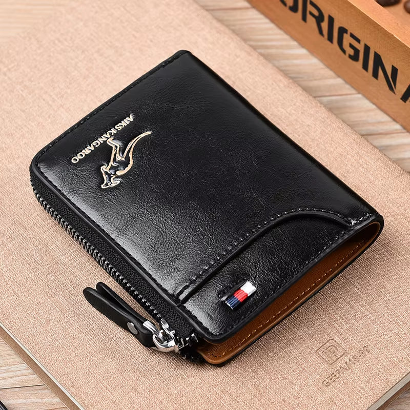 🧔‍♂️ Men's Luxury RFID Leather Wallet