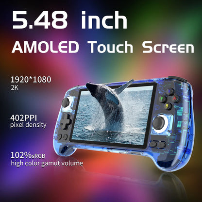 🎮 RG556 Ultimate Handheld Gaming Console. 5.48'' AMOLED Screen. Android System.
