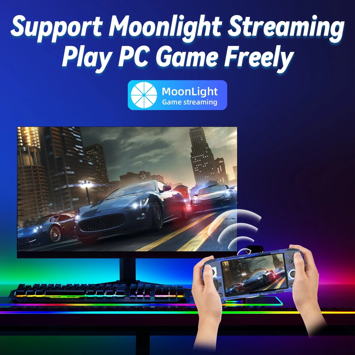🎮 RG556 Ultimate Handheld Gaming Console. 5.48'' AMOLED Screen. Android System.