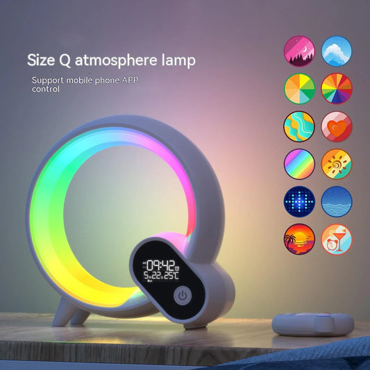 🌅 Creative Q Light – Sunrise Alarm Clock + Smart Atmosphere Lamp  / White Noise + Bluetooth Audio