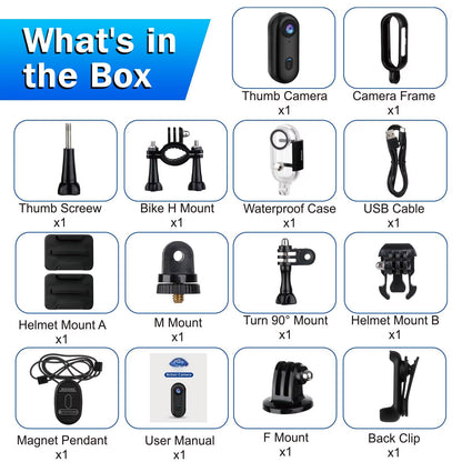 4K Mini Body & Action Camera